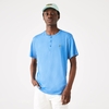 Camiseta Original Lacoste Algodão Pima Azul TH0884-23 - loja online