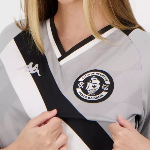 Camisa Kappa Vasco Goleiro III 2021 Feminina EKVA211829 - Kevin Sports