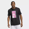 Camiseta Estampada Badge of Sport Courts - Preto adidas HL0088