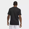 Camiseta Estampada Badge of Sport Courts - Preto adidas HL0088 - comprar online