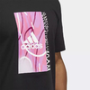 Camiseta Estampada Badge of Sport Courts - Preto adidas HL0088 - loja online