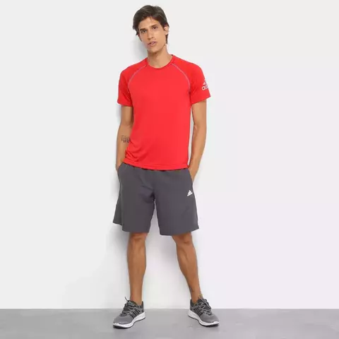 Camiseta Adidas Train Wkt Masculina Vermelha CW0588