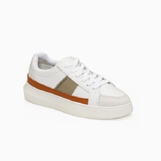 Tênis Calvin Klein Jeans Chunky Faixa Lateral Branco - CF3PC43TE365-0900