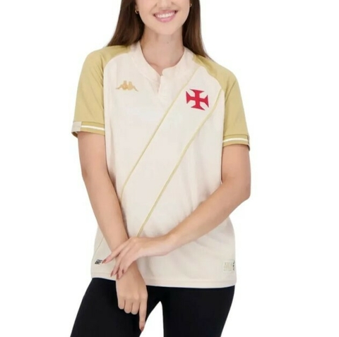 Camisa Feminina Kappa Vasco Of III 24/25 EKVA212074