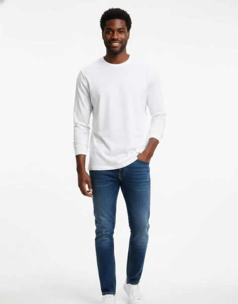 Camiseta Manga Longa Branca 100% algodão - Calvin Klein Jeans - SP40584737