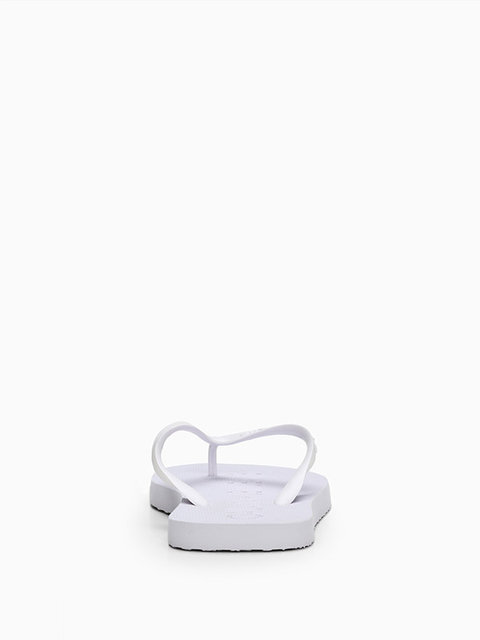 Chinelo Calvin Klein Silk Borracha Branco - CKJM1103-0900 na internet