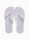 Chinelo Calvin Klein Silk Borracha Branco - CKJM1103-0900