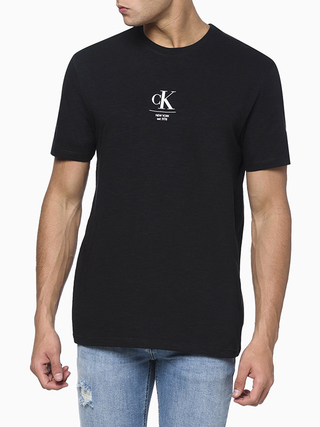 Camisa Calvin Klein Jeans Logo Preta New York - CKJM111-0987