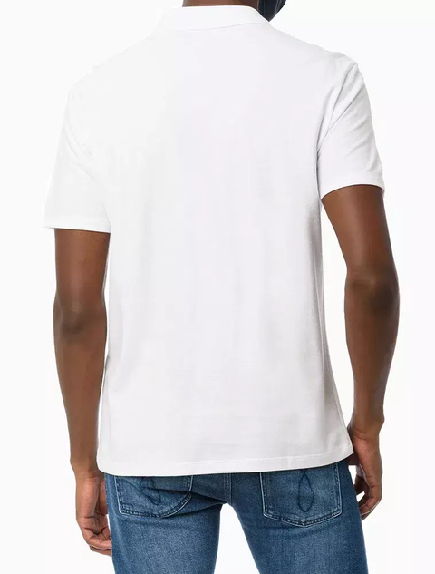 Polo Calvin Klein Masc Palito - Branca - CKJM200-0900 na internet