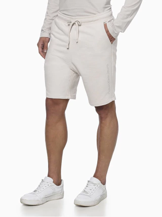 Bermuda Calvin Klein Moletom Masculina Logo Básica - CKJM502D-0703