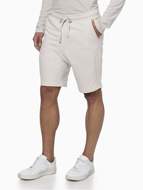 Bermuda Calvin Klein Moletom Masculina Logo Básica - CKJM502D-0703