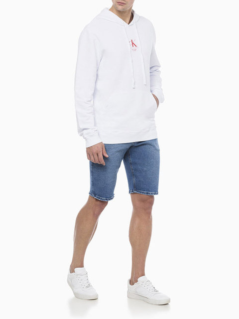 Moletom Calvin Klein Masculino Logo NY Est 1978 Branco - CM3OC01CC125-0900 na internet