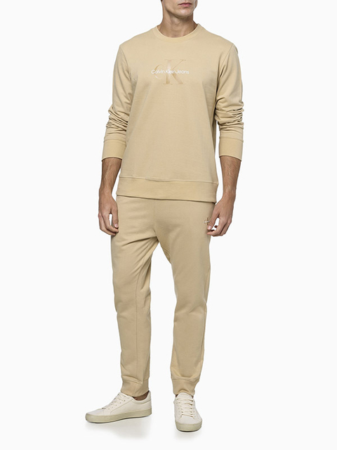Moletom Calvin Klein Masculino Logo Reissue Gel Caqui Claro - CM3OC01CC161-0712 na internet