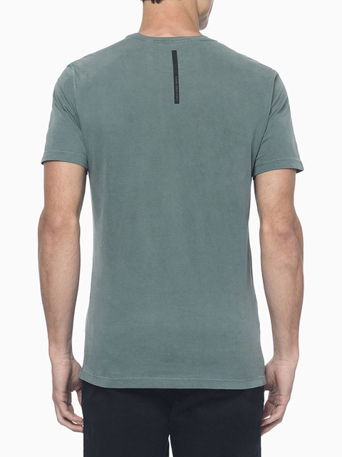Camiseta Calvin Klein Manga Curta Masculina Spotify Verde Escuro - CM3OC01TC973-0669 - comprar online