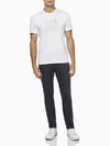Camiseta Calvin Klein Jeans mc ckj Masc CK Texture Branco - CM3OC01TC991-0900 na internet