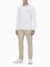 Camiseta Ml CKJ Masc Re Issue Peito - CM3OC01TL864-0900 - Branca na internet