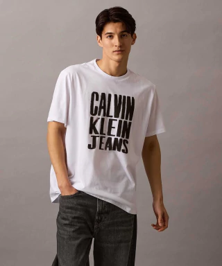 Camiseta Clássica Calvin Klein Logo 4RB827G-110