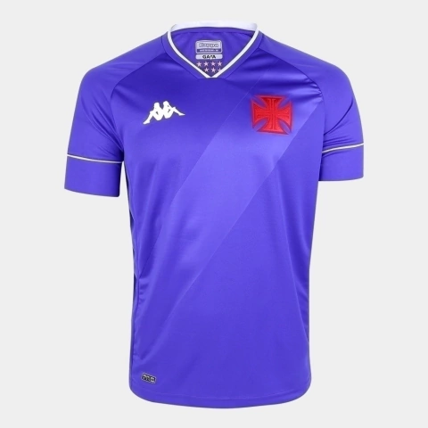 Camisa de Goleiro Vasco II 20/21 s/n° Torcedor Kappa Masculina - Roxo EKVA211807