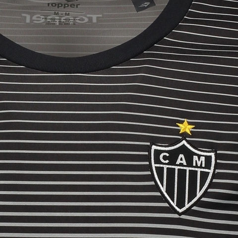 Camisa Topper Atlético Mineiro Concentração 2017 - Cinza - 4200232-324 - Kevin Sports