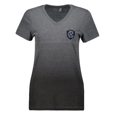 Camiseta Topper Remo Retrô Feminina - Cinza 4200562-1355