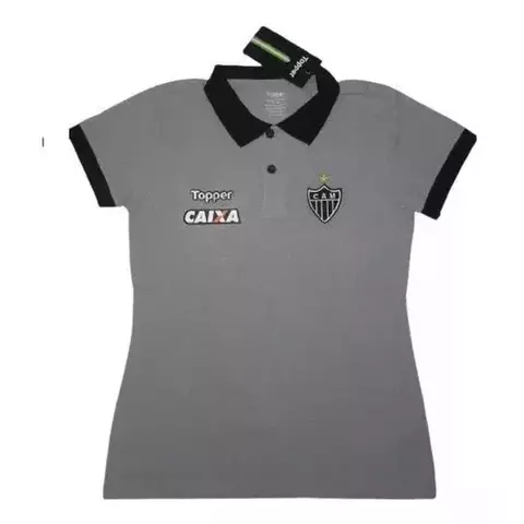Camisa Polo Atletico Mineiro Feminina Viagem Topper 2018 4201691-206