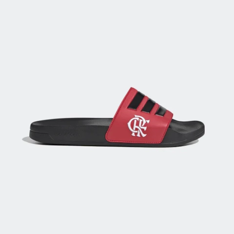 Chinelo Adilette Shower Flamengo Preto + Vermelho FW7074 - comprar online