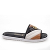 Slide Listrado. - Preto & Bege. - Vizzano 6439-103 - comprar online
