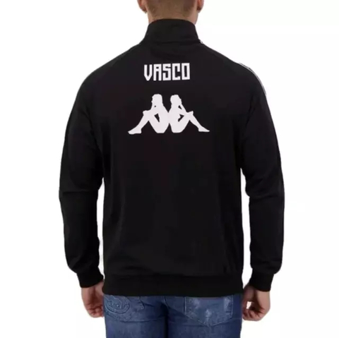 Jaqueta Vasco Kappa Viagem 20/21 preta EKVA321800 - comprar online
