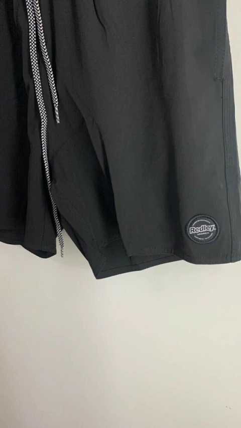 Short Elastico Liso Black Preto - 123627.021 - Kevin Sports