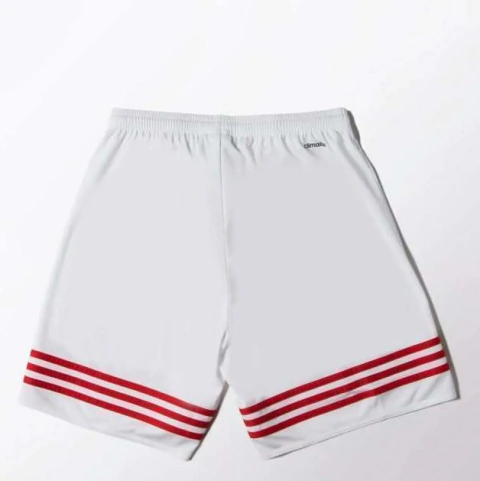Shorts Adidas Entrada 14 Masculino - Branco E Vermelho - F50636 - comprar online
