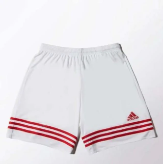 Shorts Adidas Entrada 14 Masculino - Branco E Vermelho - F50636