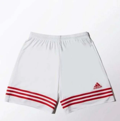 Shorts Adidas Entrada 14 Masculino - Branco E Vermelho - F50636