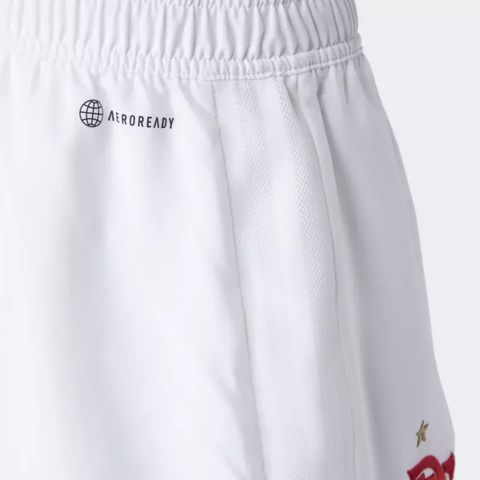 Shorts CR Flamengo 1 Feminino - Branco adidas GA7620 na internet