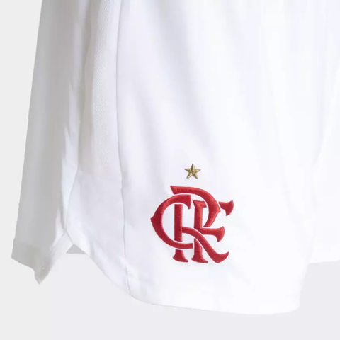 Shorts CR Flamengo 1 Feminino - Branco adidas GA7620 - Kevin Sports
