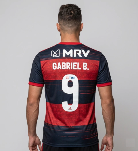 Camisa CR Flamengo 1 Adidas 2020 - ED9168 C/ Patch, Nome e Número
