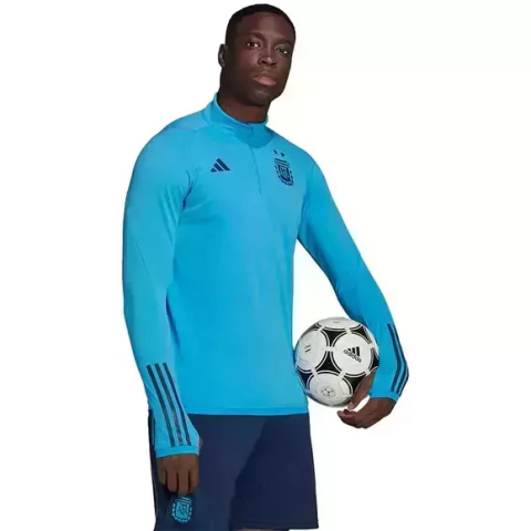 Moletom Treino Argentina - Azul adidas HF3916 - loja online