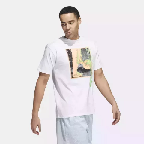 Camiseta Manga Curta Sport Photo - Branco adidas HI2982 na internet