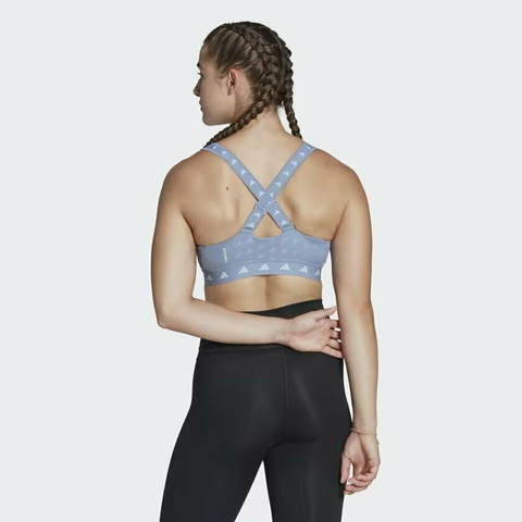 Top Médio Suporte PowerImpact - Roxo adidas HR2873. - comprar online
