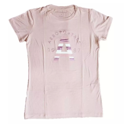 Camisa Aeropostale 1987 Rosa 9840164 - comprar online
