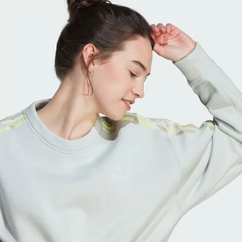 Vestido Fleece Estampado Floral 3-Stripes IL3012 - loja online