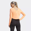 Camiseta Manga Longa Treino Hyperbright - Laranja adidas IL6617 - comprar online