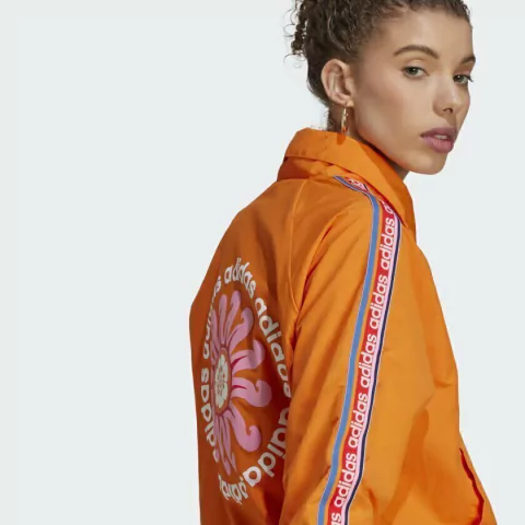 Jaqueta Coach adidas x FARM Rio - Laranja adidas IM2367 - loja online