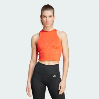 Regata Cropped Estampada Logo Treino Brand - Adidas IM5035