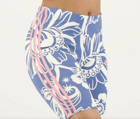 Bermuda Ciclista adidas Sportswear x Farm Rio Azul IP0276 na internet