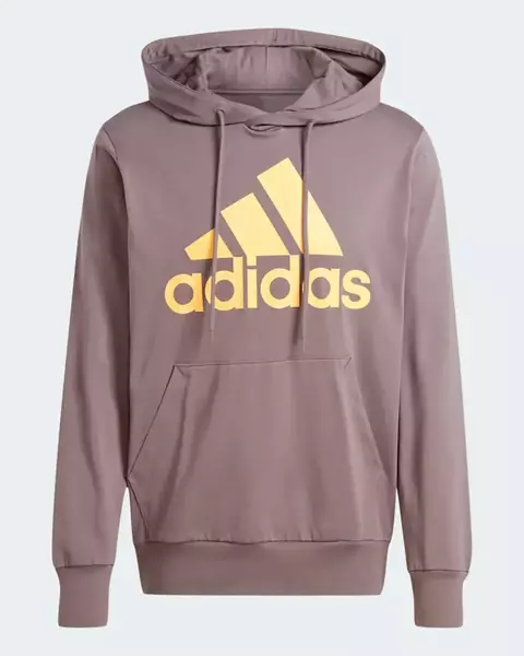 Moletom Masculino Adidas Capuz Essentials Logo IS1362