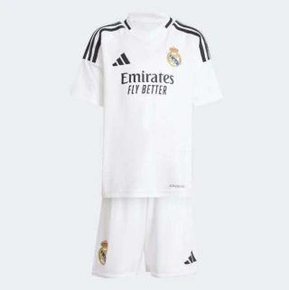 Mini Kit Infantil Original Adidas Real Madrid 24/25 c/ Meião - IT5175