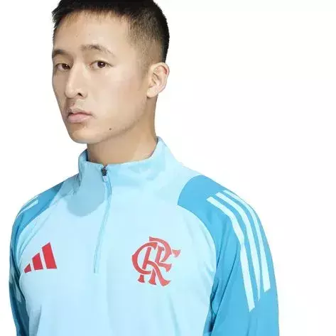 Imagem do Moletom Flamengo Treino Atleta Adidas 2025 JE6629