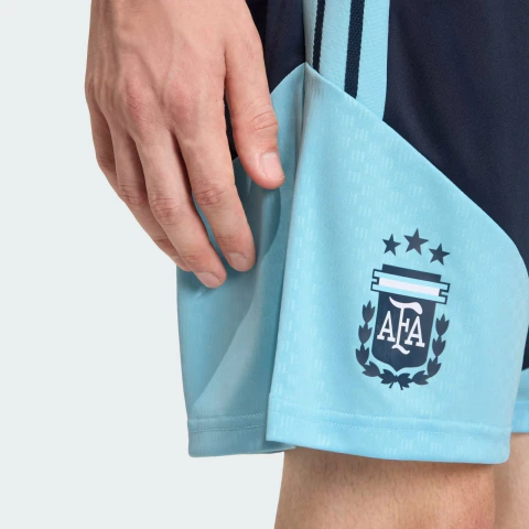 Short de Treino Adidas Argentina - Bolsos Laterais com Zíper - JY7031 - Kevin Sports