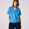 Camiseta Lacoste Feminina em Algodão premium com decote em V TF5458-21 - comprar online