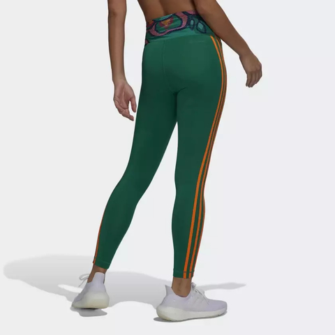 Legging 7/8 Treino FARM Rio Essentials - Verde adidas HI5228 - comprar online